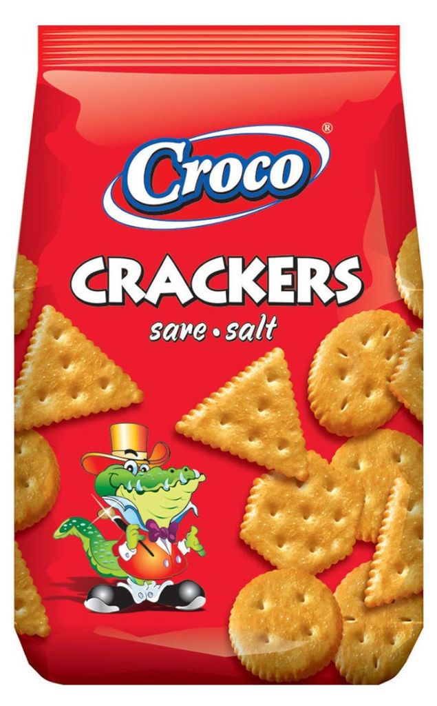 Crackers salés Croco, 100 g Image du produit 
