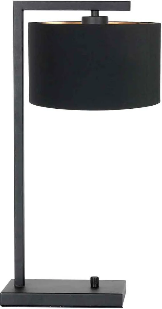 Steinhauer Stang 7195ZW Lampada da Tavolo Nera: Luce e Design