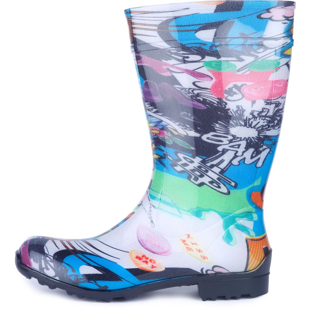 Ladeheid Gummistiefel Damen Herren - PVC Regenschuhe Mit Rutschfester Sohle