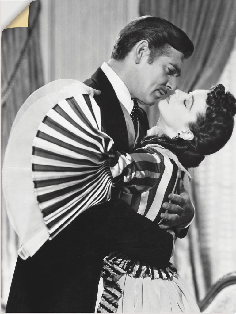 ARTland Wandbild, selbstklebend Vom Winde verweht 1939 III Größe: 30x40 cm