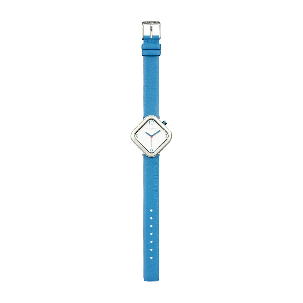 Montre Design Femme Le Coin de Rolf Cremer en Cuir et Acier Inoxydable