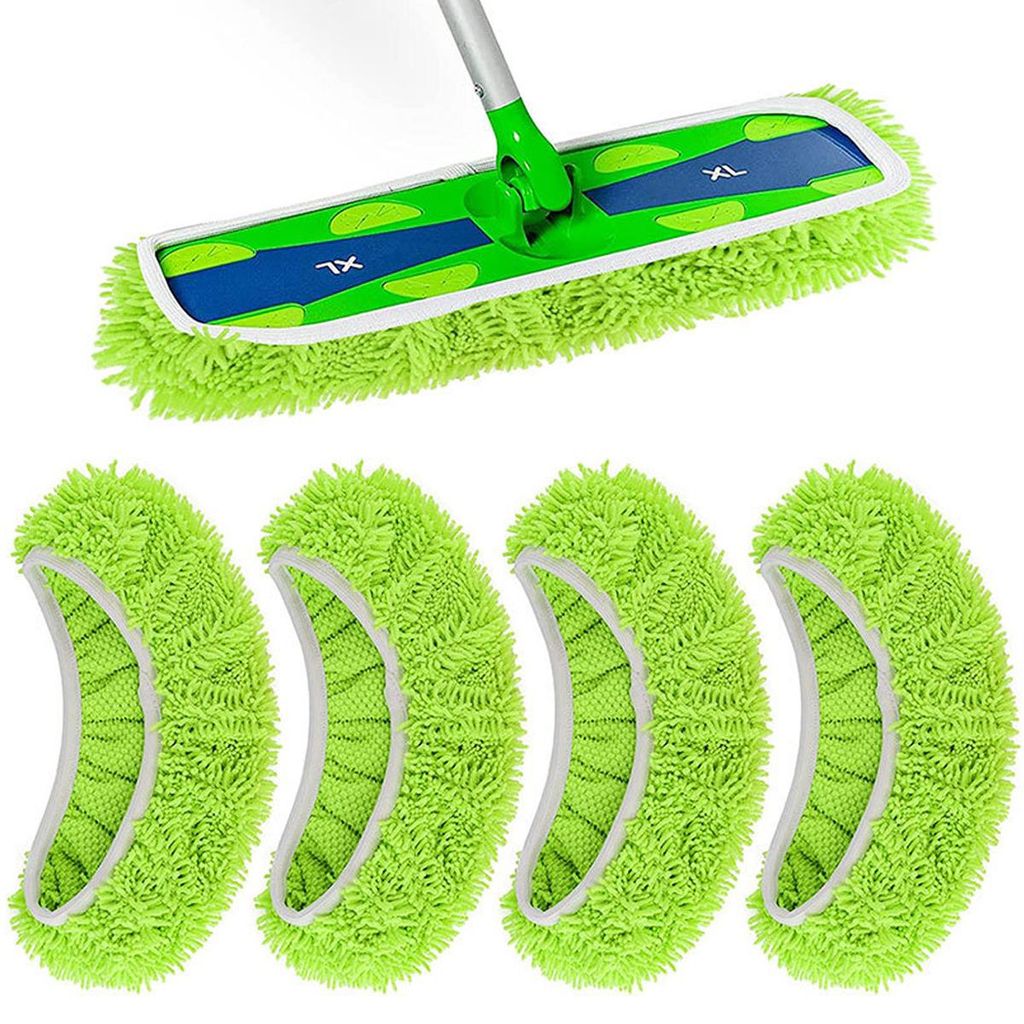 Wiederverwendbare Feuchttücher für Swiffer Sweeper Mop – Trocken- und Feuchtwischtücher für die Haushaltsreinigung – Waschbare Mikrofasert...