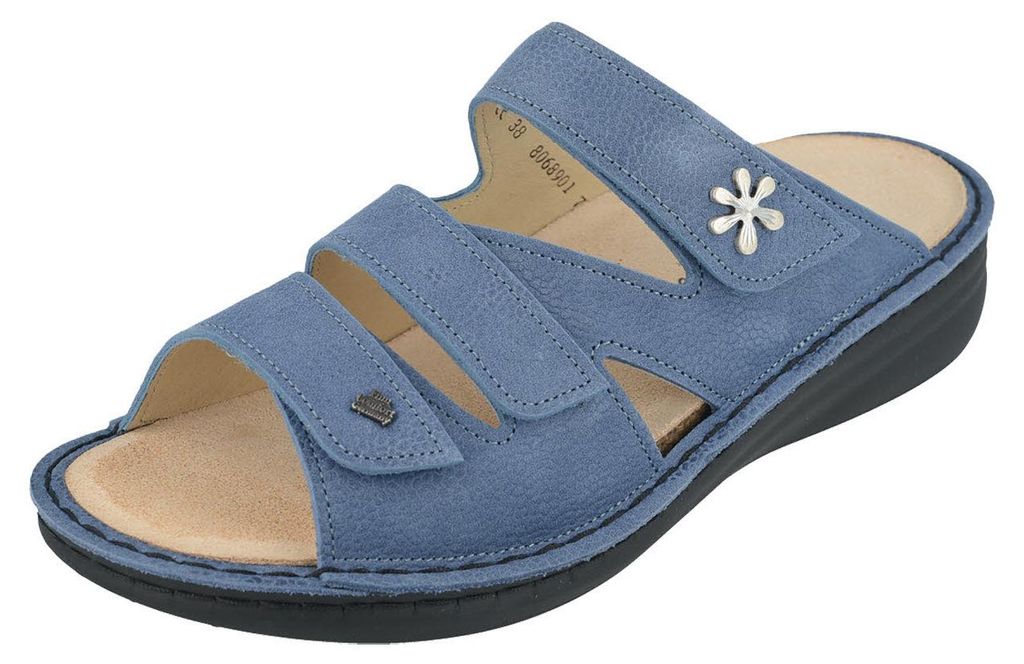 Finn Comfort, ciabatta da donna GRENADA blu, taglia 40 Immagine del prodotto 