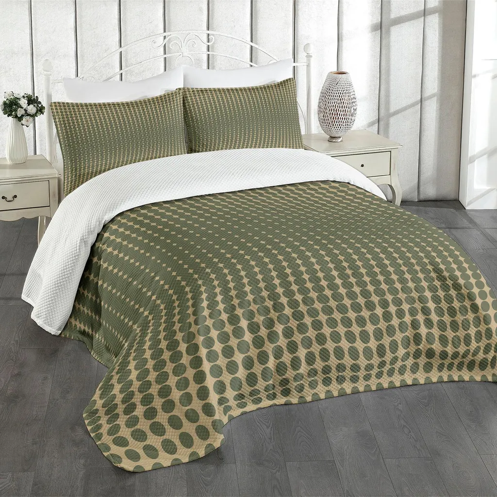 Set Letto ABAKUHAUS Verde Oliva 220x220 - Lavabile e Anti-Piega