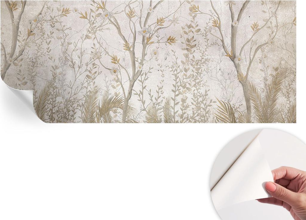 Selbstklebende Wandtapete - Dekorative Tapete für Wohnzimmer - Klebefolie für Wandbilder - Tapetenfolie für Wanddekoration - 208x146 cm - Eine W...