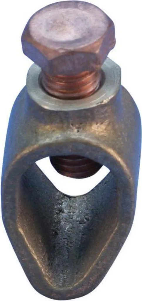 Pince de mise à la terre en bronze 14mm raccordement de câble de terre