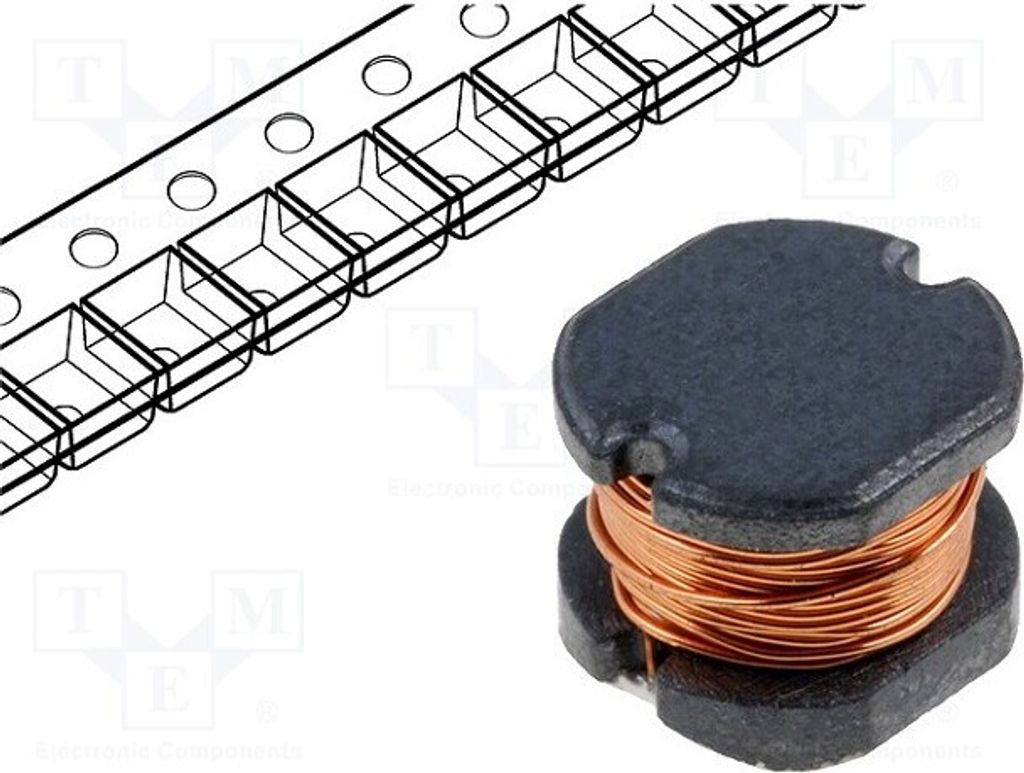 10x Drossel: Draht 0504 0,42Ω DLG-0504-560 Leistungsdrosseln SMD 0,68A 56uH SMD