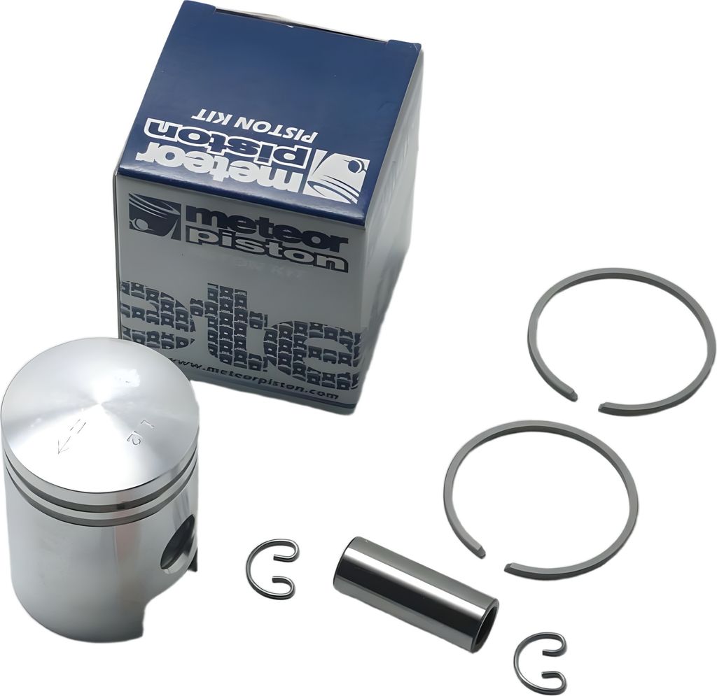 Kolben Satz Meteor Aluminium 37,97mm mit Kolbenringen für Hercules Prima 504/505