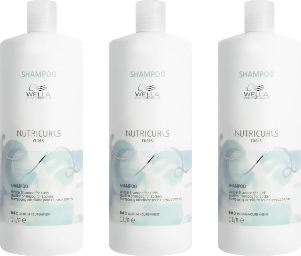 Nutricurls Shampoo Curls 3x1000 ml