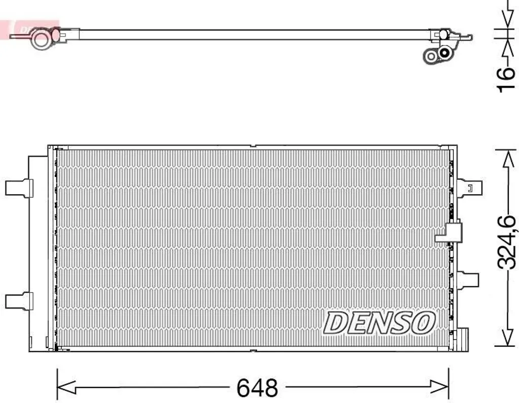Réparer fuite clim Audi Q5 A4 A5 avec le condenseur DENSO DCN02044