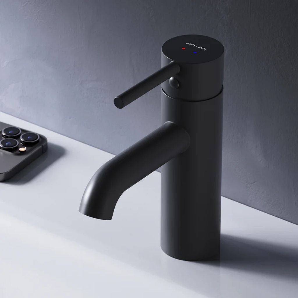 AM.PM Wasserhahn Bad Schwarz Waschtischarmatur Bad Armatur Produktbild 