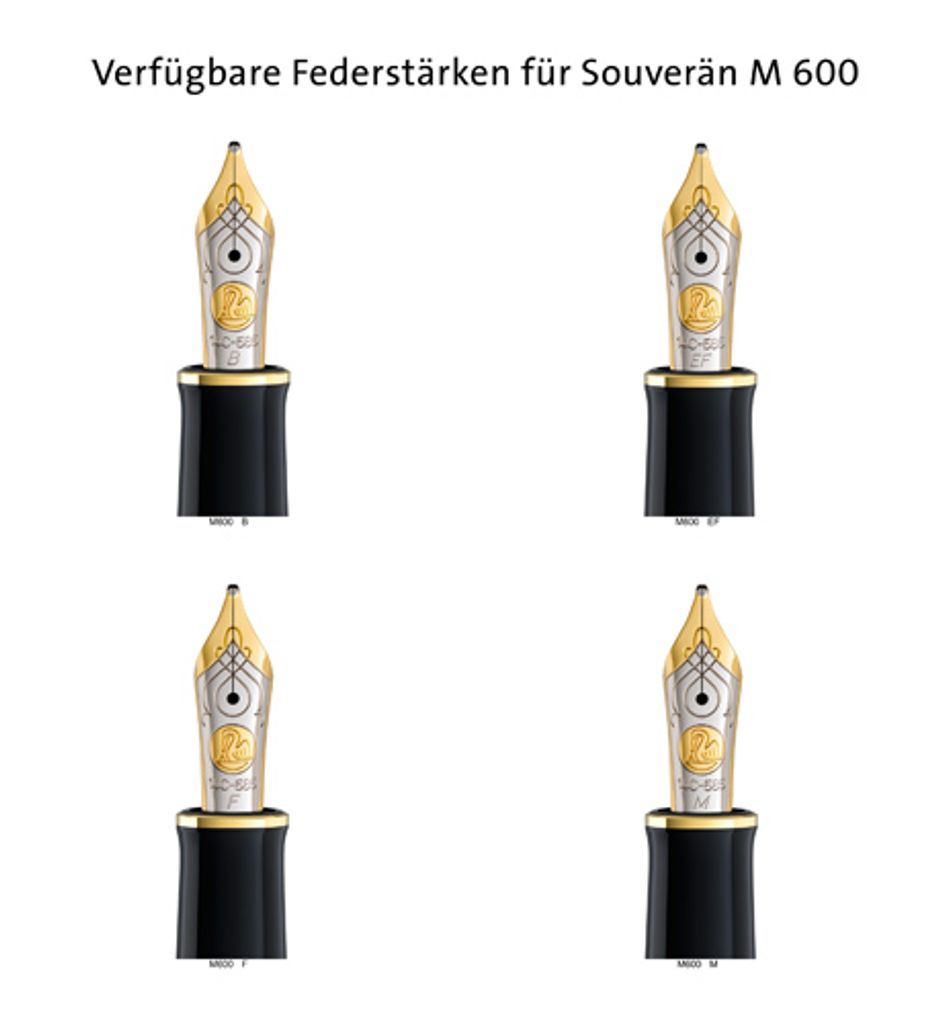 Pelikan Füllhalter Souverän M600 Sw-Grün 14-K/585 B