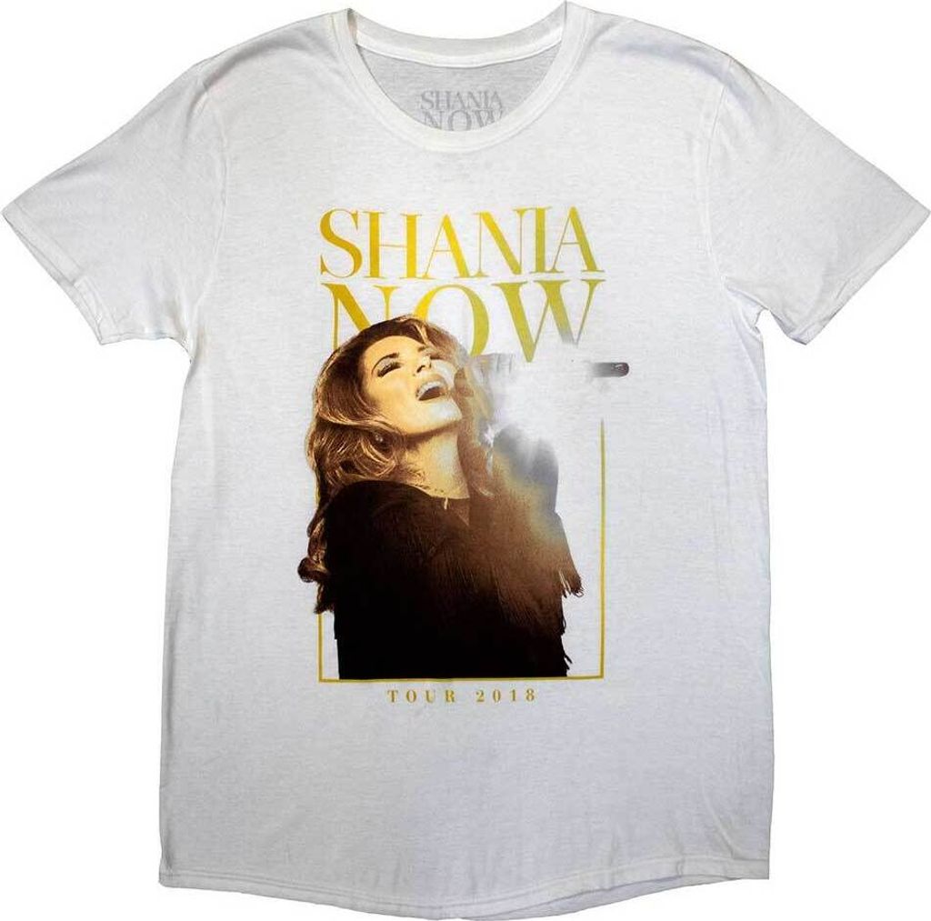 Shania Twain - "Tour 2018" T-Shirt für Herren/Damen Uni RO10881 (L) (Weiß)