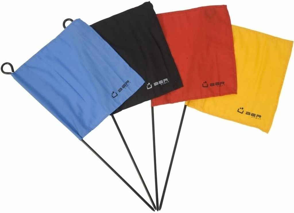 Drapeaux et poteaux de Croquet - 4 pièces Image du produit 
