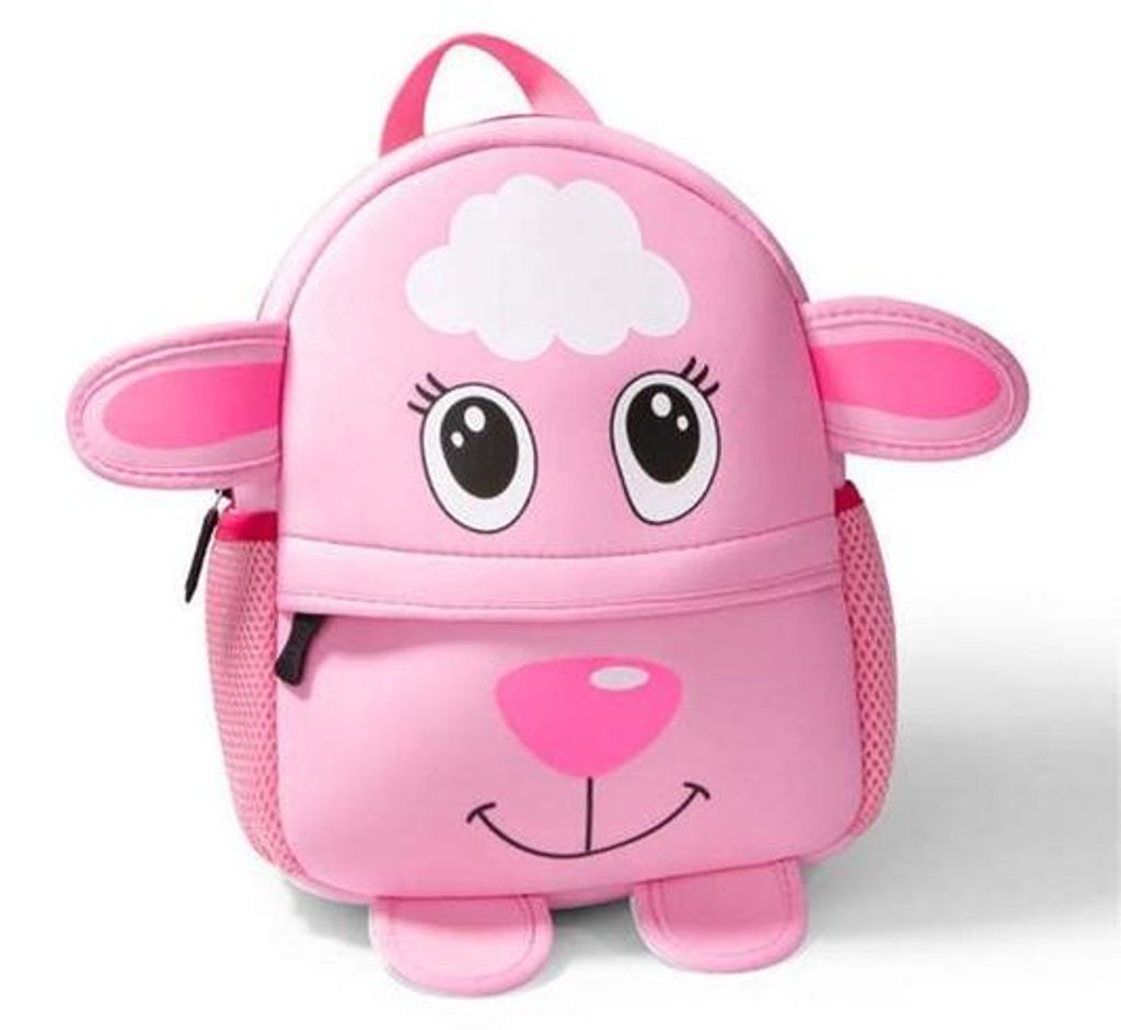 Kleuter-Rucksack, Pferde-Design, 1-3 Jahre, 21 x 26 x 8 cm, rosa