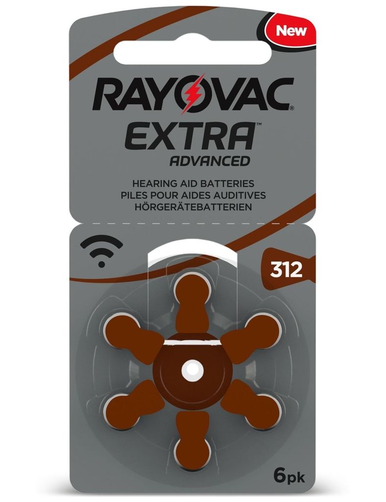Rayovac Batterie Zinc Air 312 1.4V - Batterie - 1,4 V Produktbild 