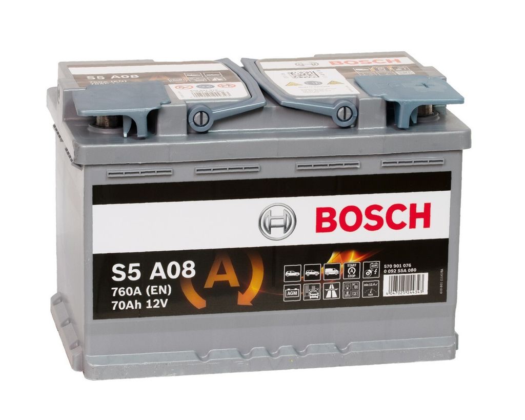 Bosch S5A08 - 70Ah 760A / AGM Image du produit 