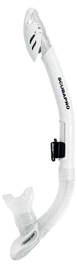 Scubapro Schnorchel mit Ventil - Fusion Dry weiß