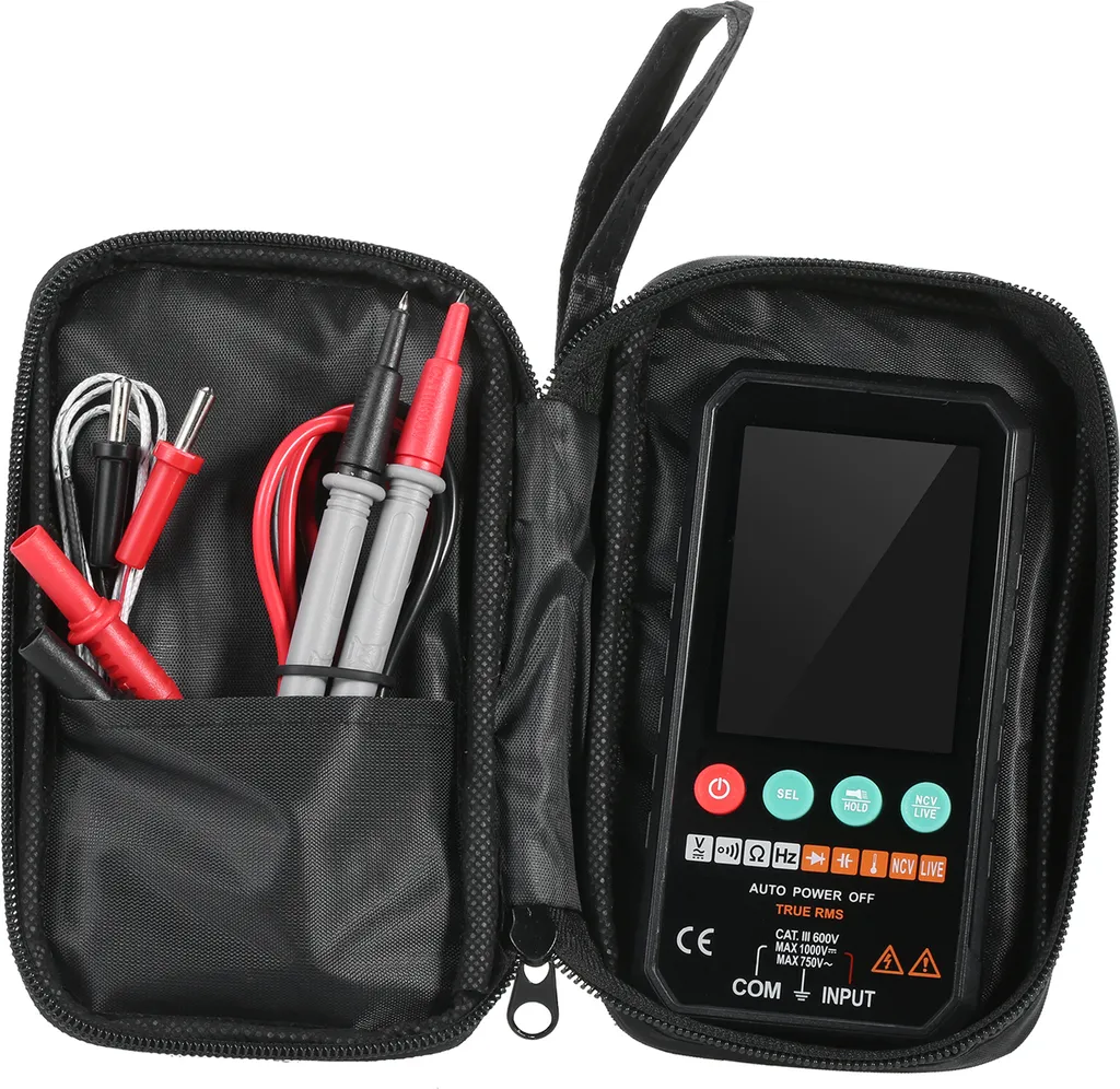 Multimètre de Poche Digital Intelligent avec Écran LCD 3,3 Pouces