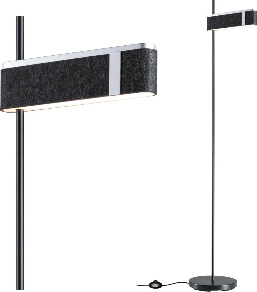 Lampadaire LED Paulmann Jagun Idéal pour Coin Lecture et Salon Moderne