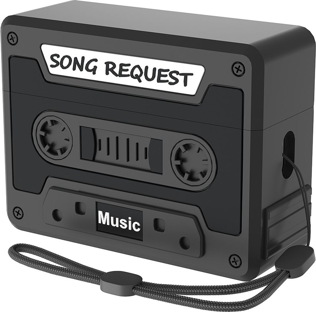 INF Schutzhülle aus Silikon für AirPods der 3. Generation Schwarz