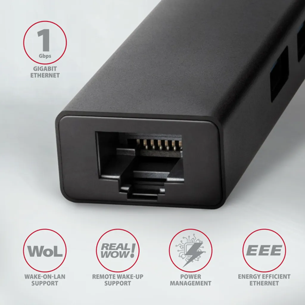 Solution Ports USB Manquants : Hub USB-C avec Ethernet Gigabit Intégré - 2