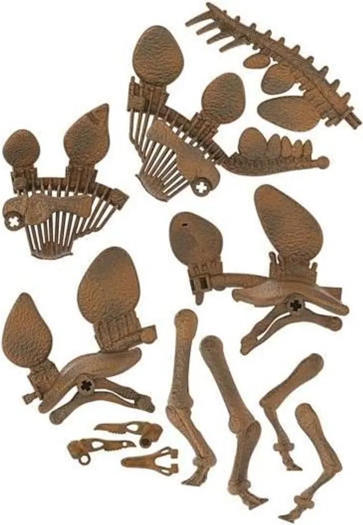 Clementoni - 19144 - Archeogiocando, Velociraptor Luminoso al Buio, Made in Italy, Dinosauro, Gioco Scientifico per Bambini dai 6 Anni, Laboratorio di Scienza, Italiano
