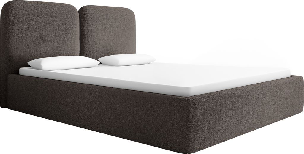 Fedve Polsterbett Doppelbett Fistera Bett Bettkasten Schlafzimmer 120x200 cm Olivgrün (Abriamo 1)