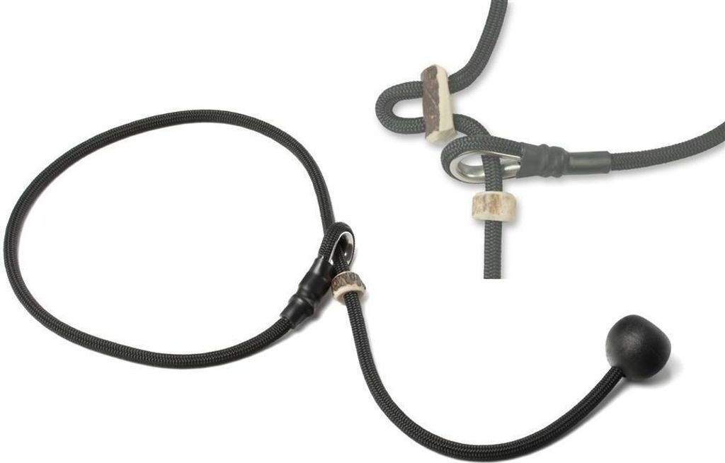 Mystique Field trial Kurzführer 6mm mit Zugbegrenzung schwarz 80cm