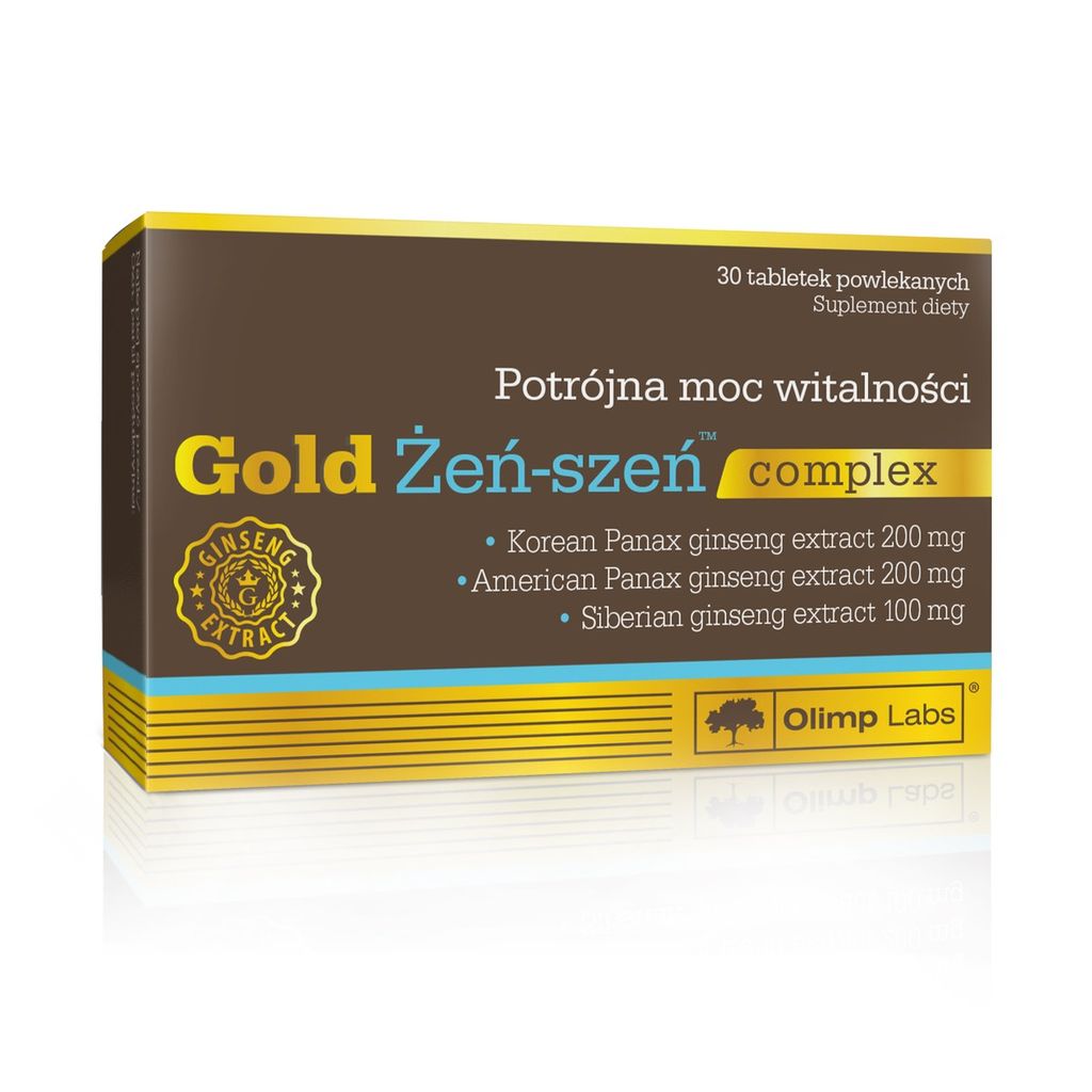 Olimp, Gold Żeń-szeń complex, 30 tabletek Zdjęcie produktu 