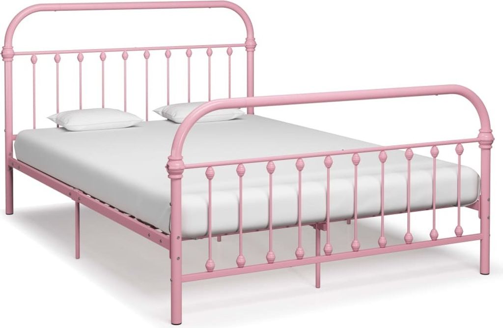 Bettgestell Rosa Metall 160x200 cm