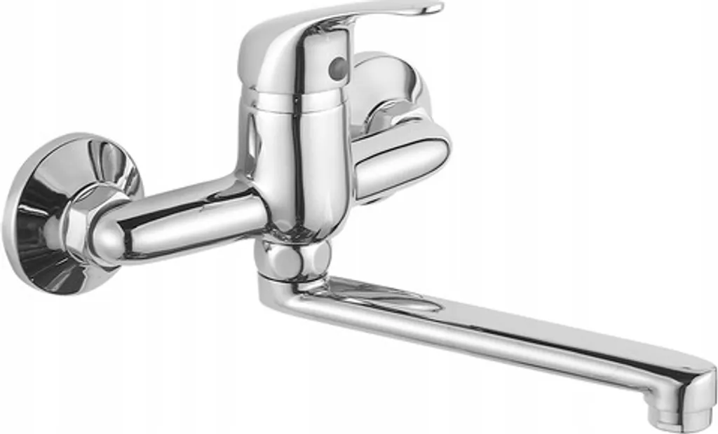Miscelatore Daisy Parete Bocca Orientabile - Design Italiano per Lavabo