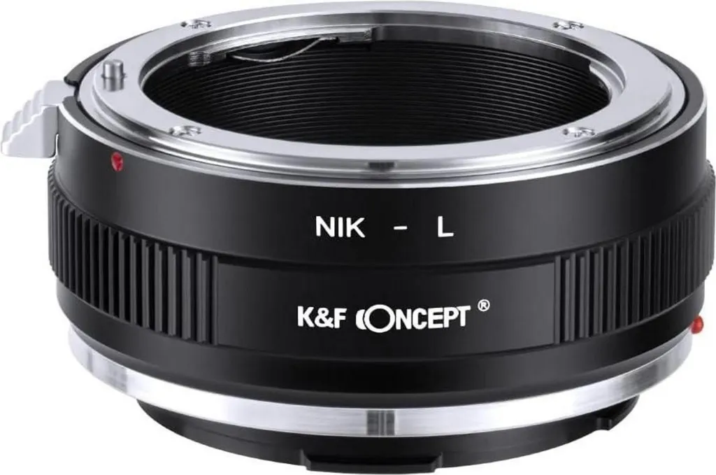 Adaptateur K&F Concept Nikon F vers L-mount pour Objectif Manuel Nikkor