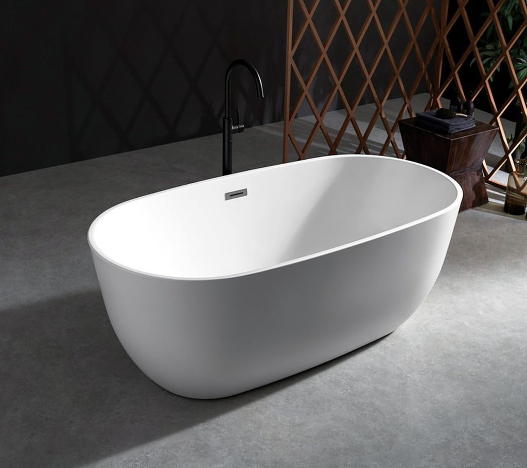 Standbadewanne Badezimmer Acryl Badewanne Wanne Freistehende Weiß