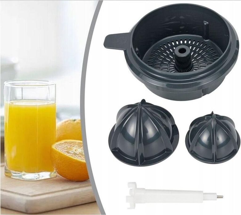 Saftpresse, Orangenpresse, Zitruspresse kompatibel mit Vorwerk für Thermomix TM5/TM6, Juice simply, Entsafter