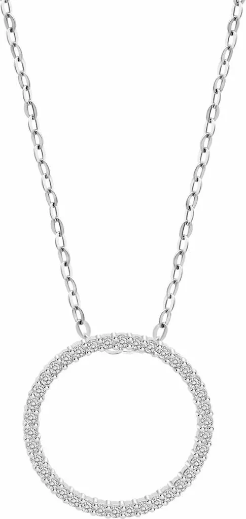 Lotus Silver LP3671-1/1 Collana in Argento 925 e Zirconi Brillanti