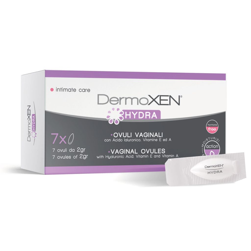 Dermoxen Hydra Moisturising Internal Vaginal Ovules with Hyaluronic Acid 7 Pieces