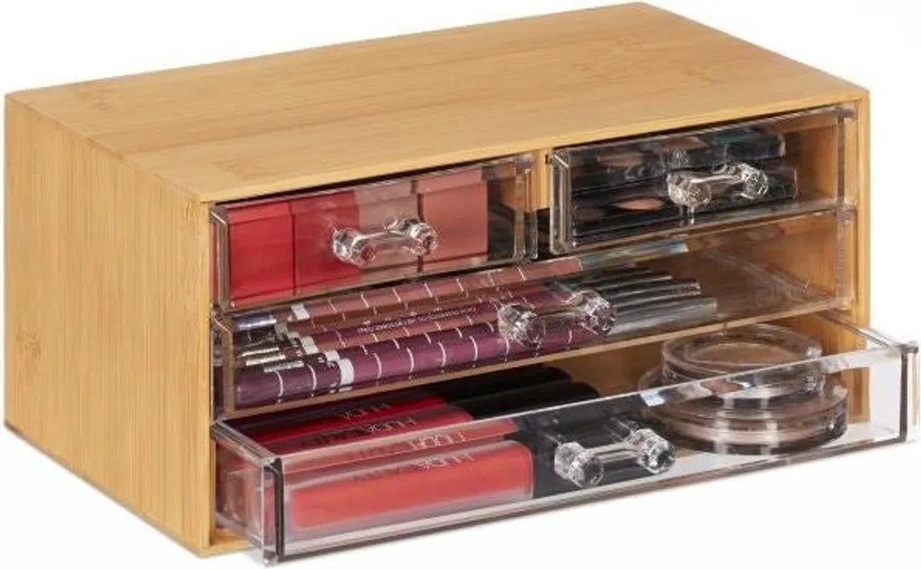 Organizzatore per il trucco con 4 cassetti