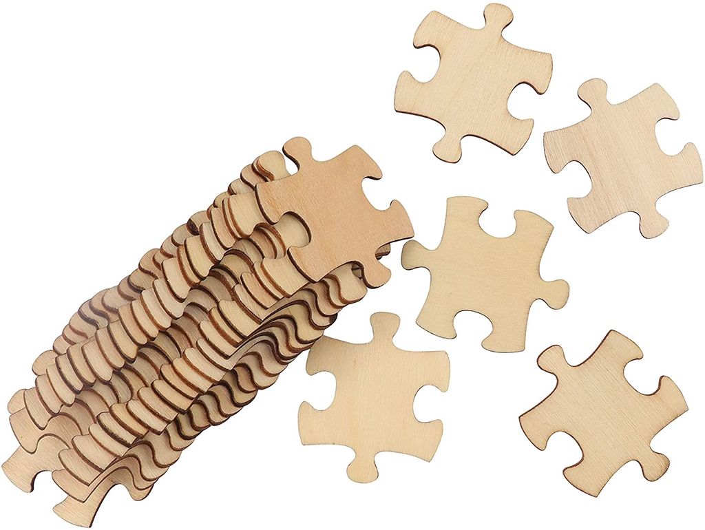 Belle Vous Holz Puzzle Blanko (100er Pack) Puzzle Zum Produktbild 14