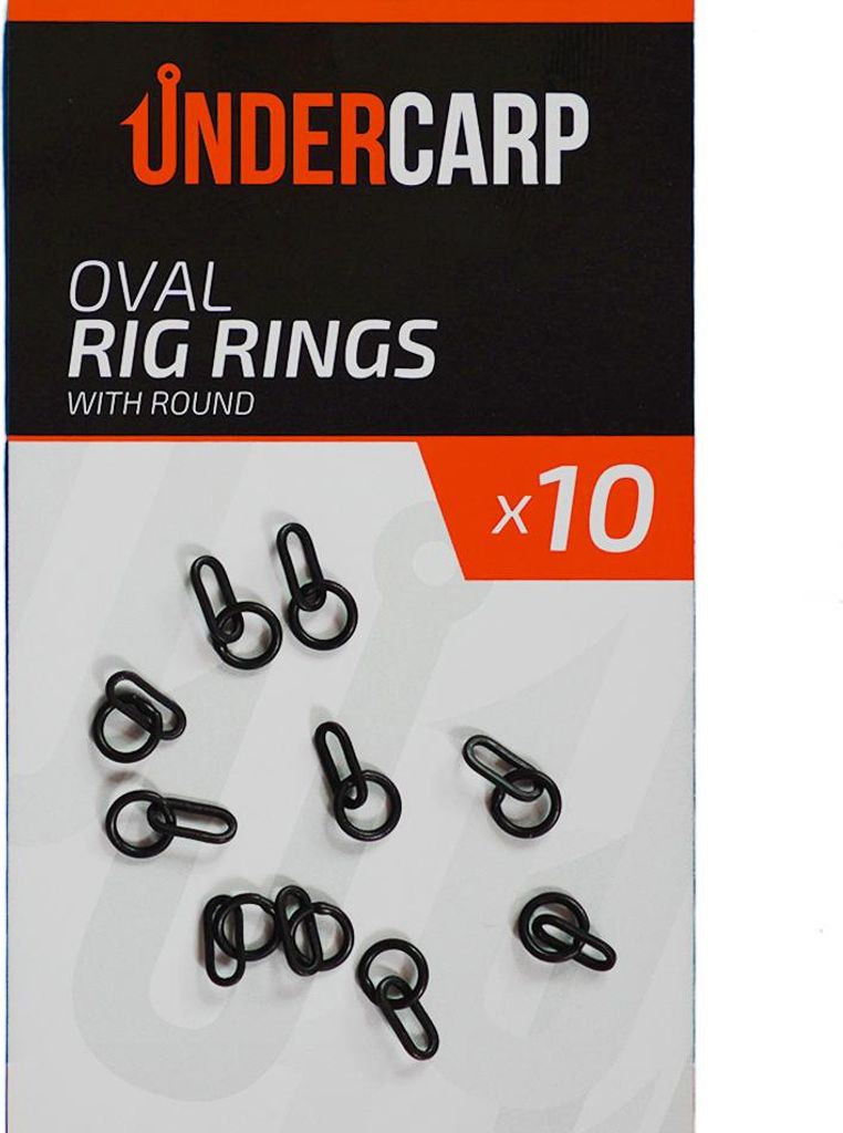 10 Stück ovale Angelringe zum Verbinden von Fluorocarbon und geflochtener Schnur