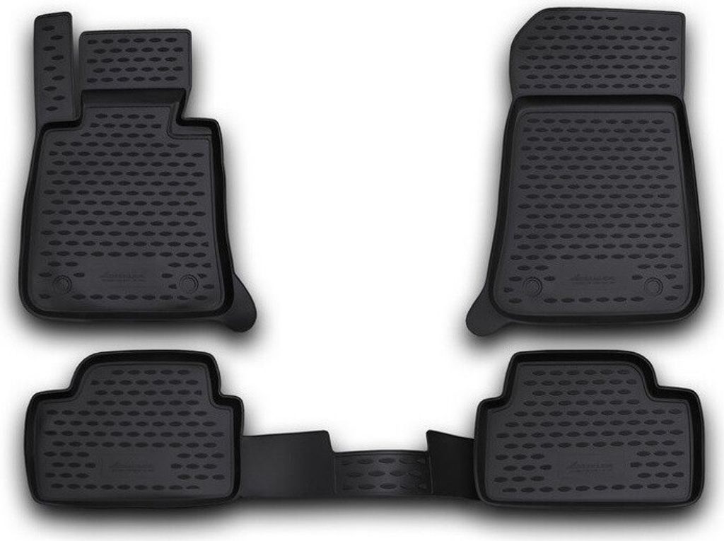 ELEMENT Gummi-Fussmatten 3D kompatible mit BMW 1 series, 2004-2011, 4 tlg.