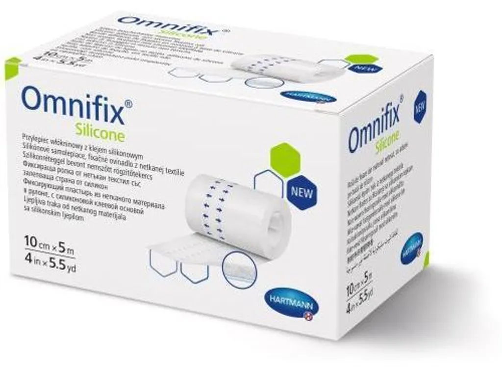 Fixer un Pansement sans Douleur - Omnifix Silicone Non-Tissé 10cmx5m