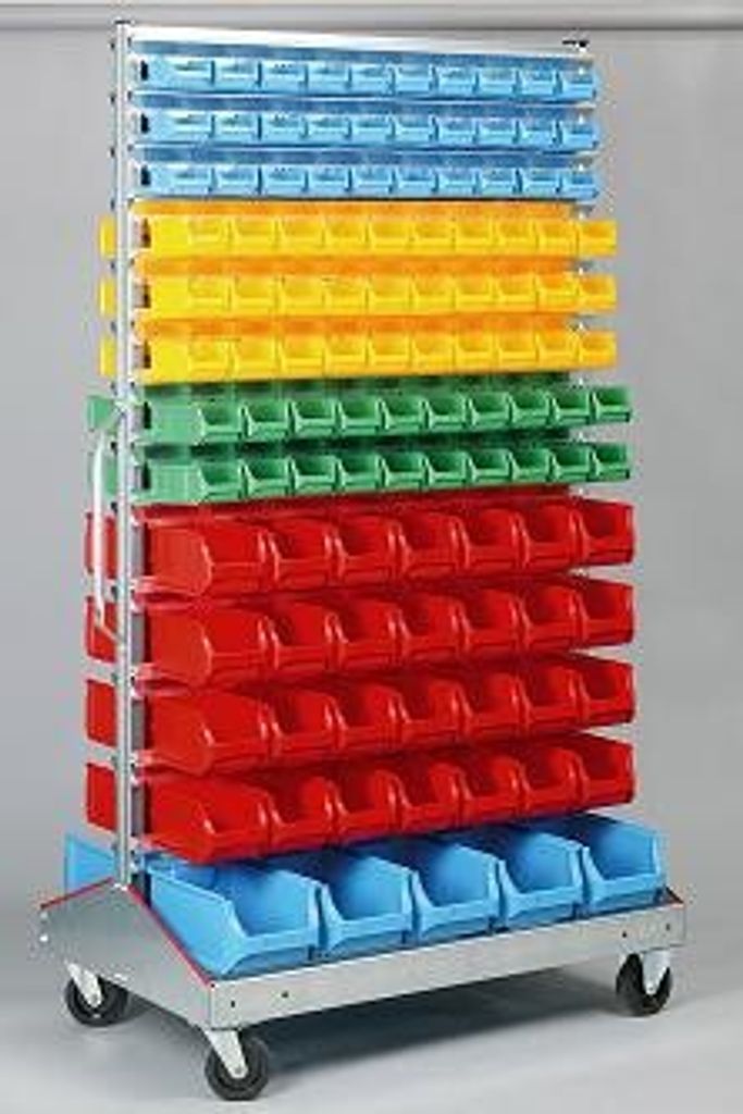 Allit Kleinteileregal ProfilPlus Depot 455920 silber 120,0 x 73,0 x 204,0 cm