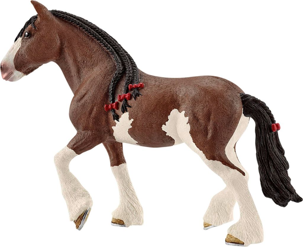 Schleich 13809 Cavallo Clydesdale, figura giocattolo, Immagine del prodotto 
