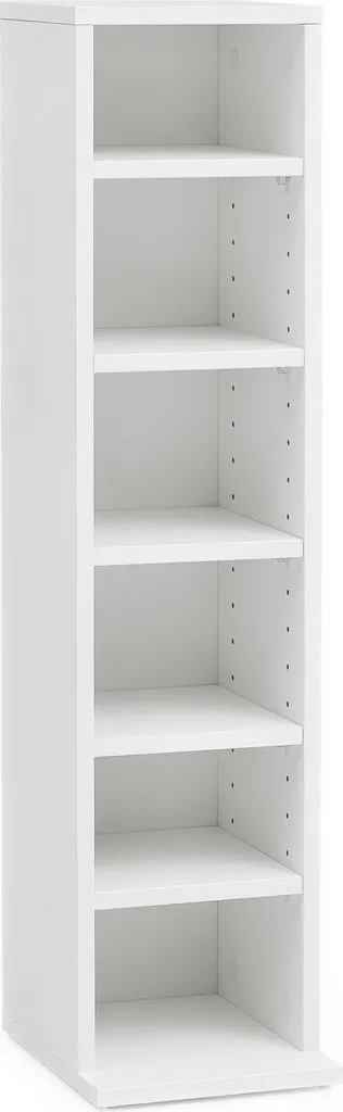 Étagère Fine en Bois 21x90 cm - Rangement CD et Livres Gain de Place