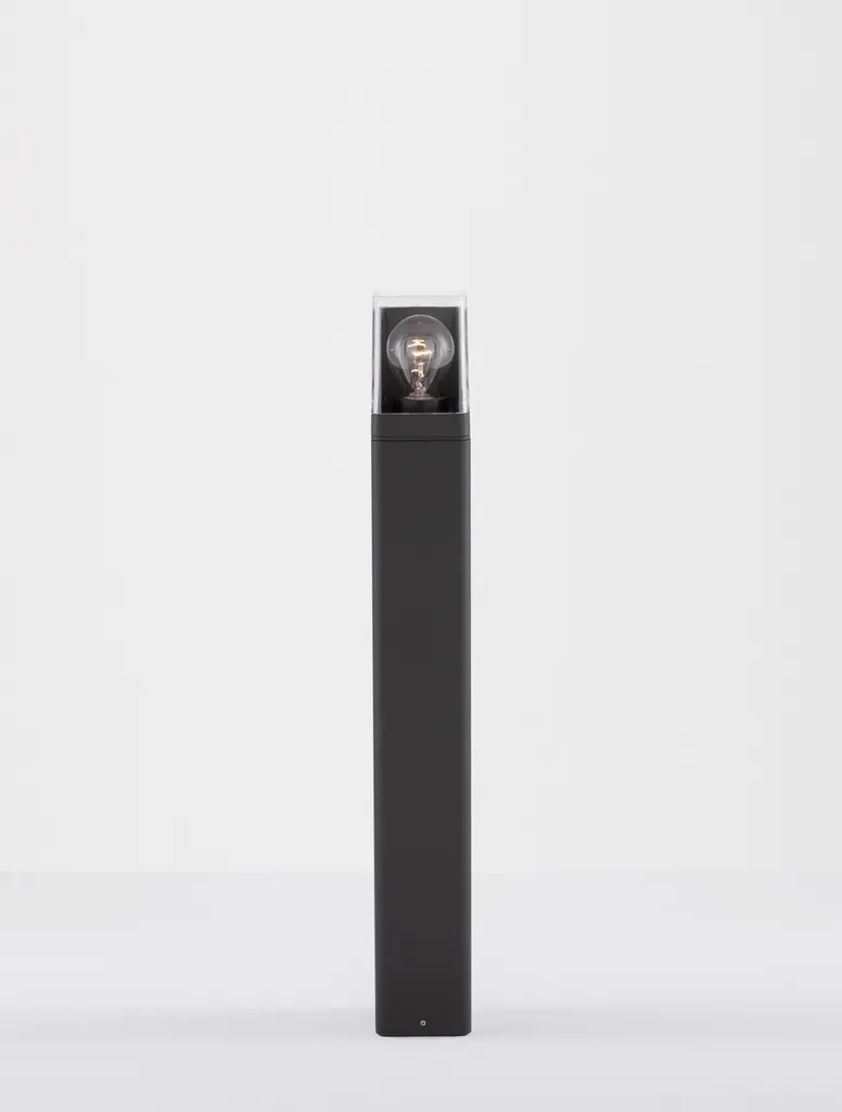 Nova Luce SELENA Lampe d'allée Design Moderne en Aluminium Gris Anthracite