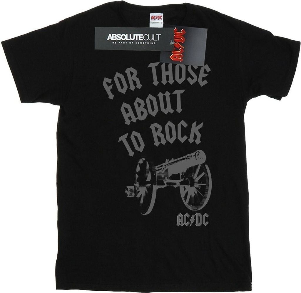 AC/DC - "For Those About To Rock" T-Shirt für Damen BI5263 (XL) (Schwarz)