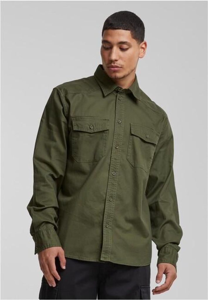 Pánská košile Brandit Flanellshirt olive - M Obrázek produktu 