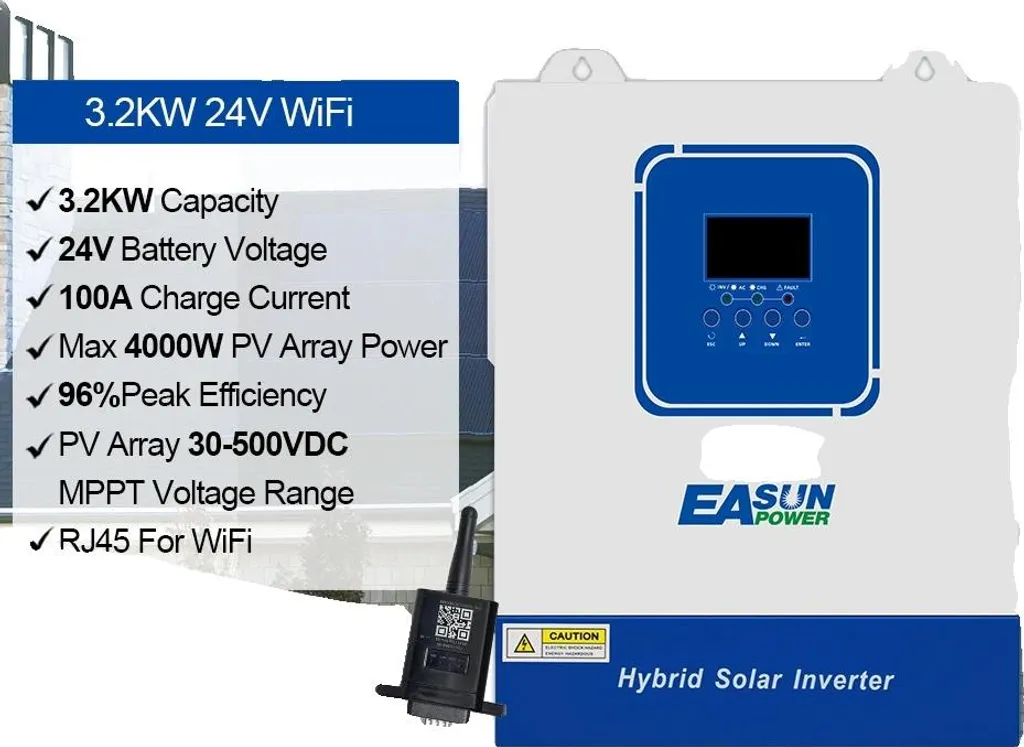 Onduleur hybride monophasé SMG II 3200W pour kit solaire autoconsommation