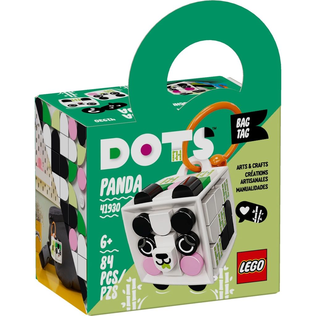 LEGO 41930 DOTS Pendentif de poche Panda Set de bricolage Image du produit 